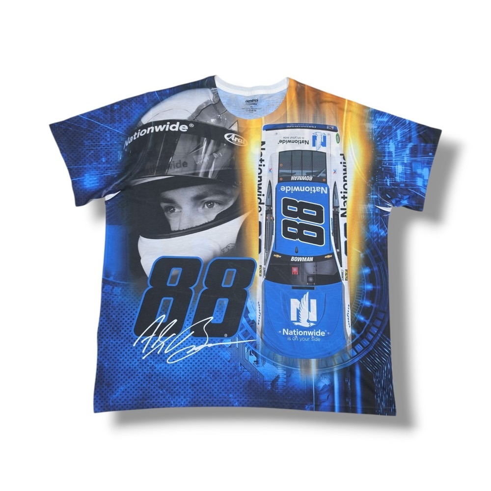 Hendrick Motorsports NASCAR Alex Bowman All Over Print T-Shirt Men's 2XL